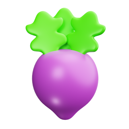 Rabanete  3D Icon