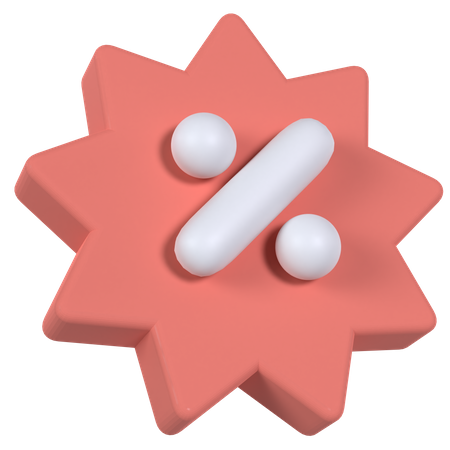 Rabatt  3D Icon