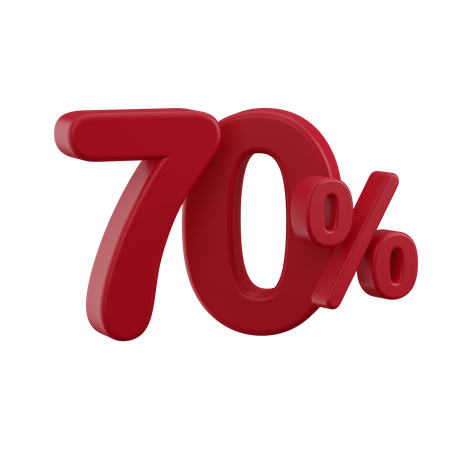 Rabatt 70%  3D Icon