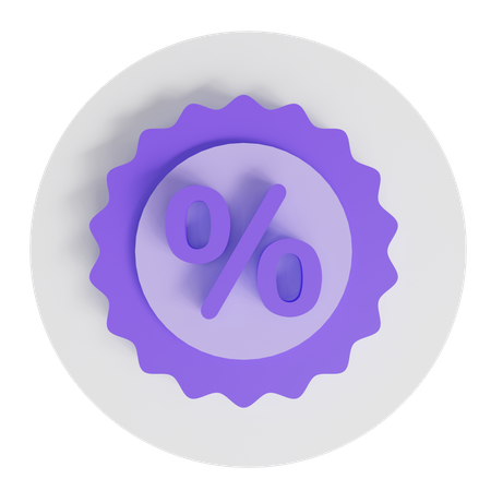 Rabatt  3D Icon