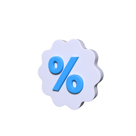 Rabattabzeichen  3D Icon