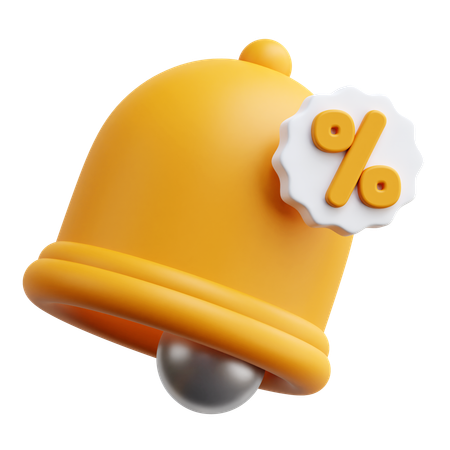 Rabattbenachrichtigung  3D Icon