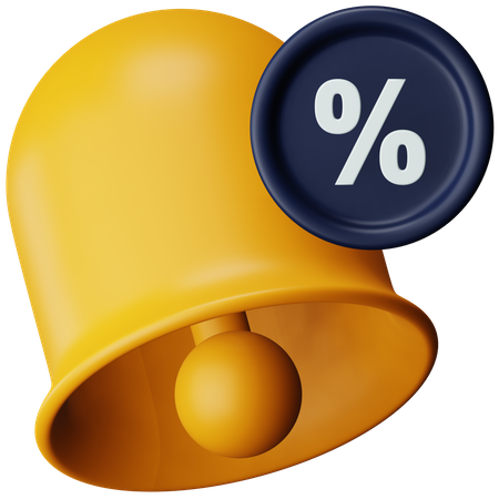 Rabattbenachrichtigung  3D Icon