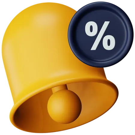 Rabattbenachrichtigung  3D Icon