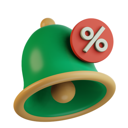 Rabattbenachrichtigung  3D Icon