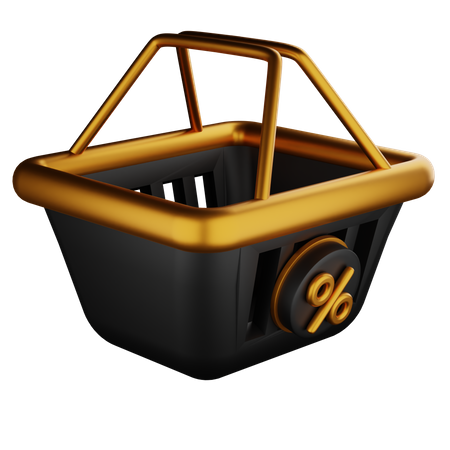 Rabatt eimer  3D Icon