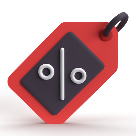 Rabatt-Etikett  3D Icon