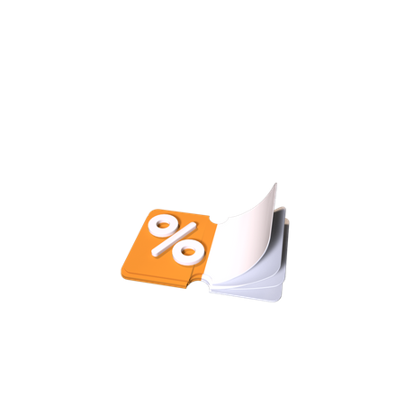 Rabattgutschein  3D Icon