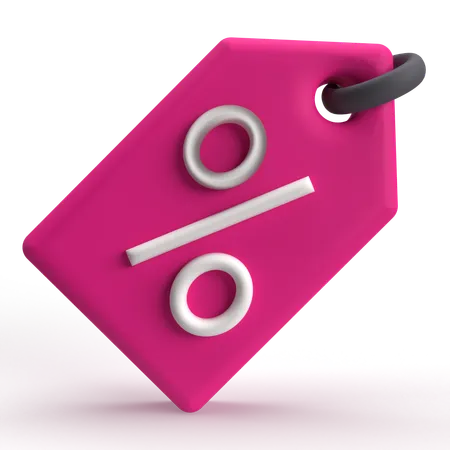 Rabatt-Tag  3D Icon