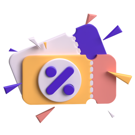 Rabatt-Tag  3D Icon