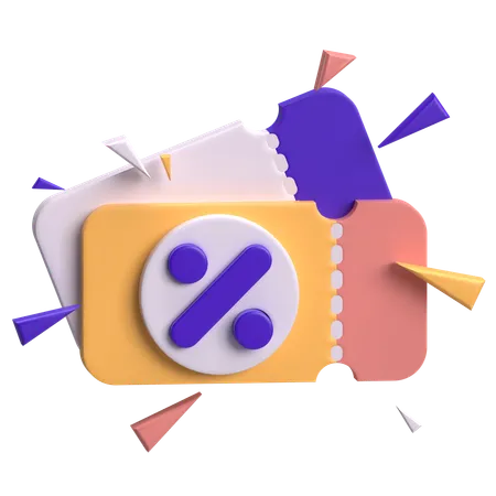 Rabatt-Tag  3D Icon