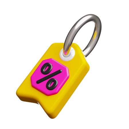Rabatt-Tag  3D Icon