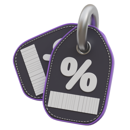 Rabatt-Tag  3D Icon