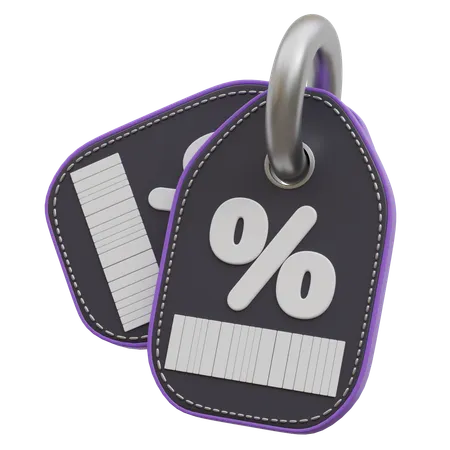 Rabatt-Tag  3D Icon