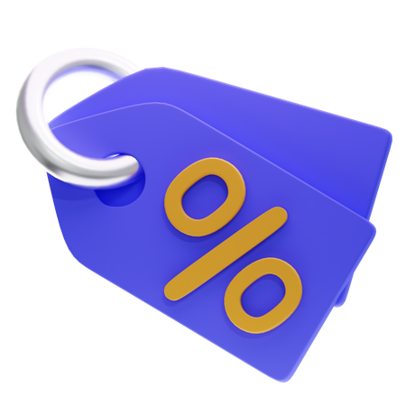 Rabatt-Tag  3D Icon
