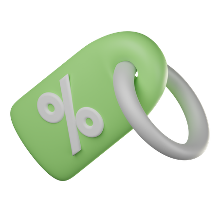 Rabatt-Tag  3D Icon