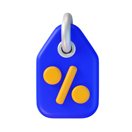 Rabatt-Tag  3D Icon