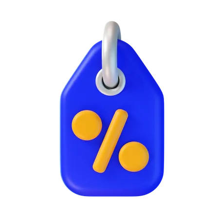 Rabatt-Tag  3D Icon