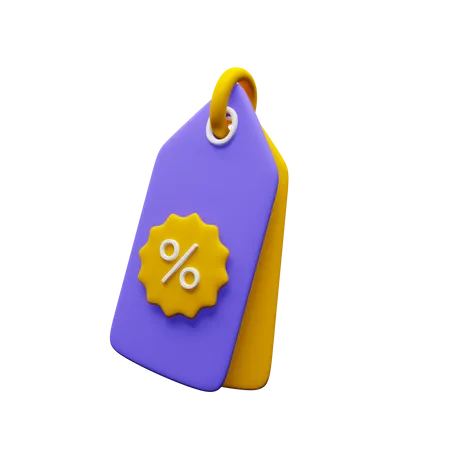 Rabatt-Tag  3D Icon