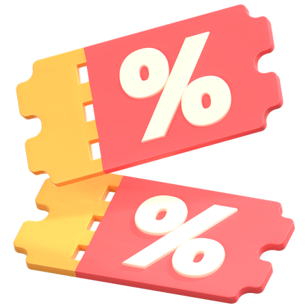 Rabattgutschein  3D Icon
