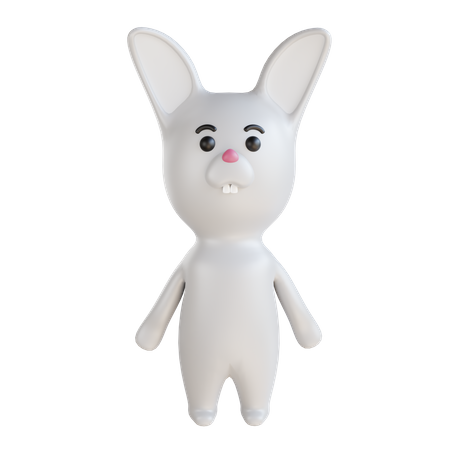 Rabbit 3D Illustration