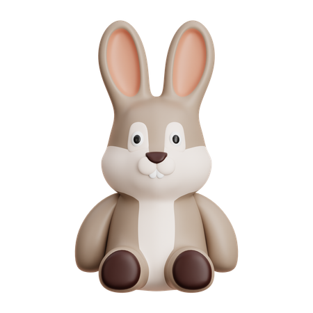 Rabbit  3D Icon