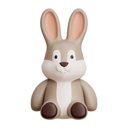 Rabbit  3D Icon