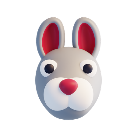 Rabbit  3D Icon