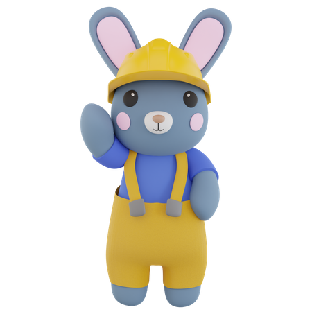 Rabbit  3D Icon