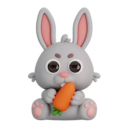 Rabbit  3D Icon