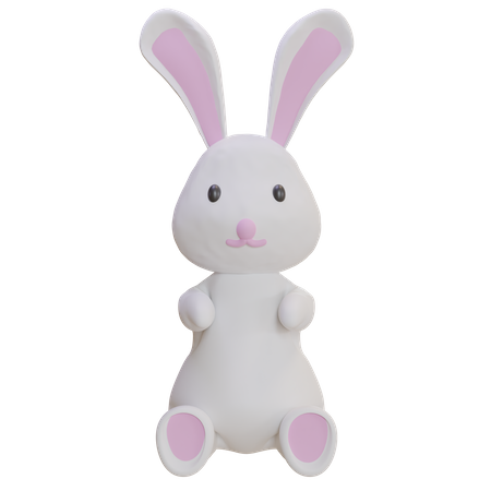 Rabbit  3D Icon