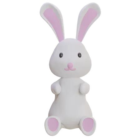 Rabbit  3D Icon