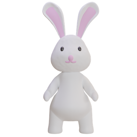 Rabbit  3D Icon