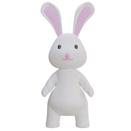 Rabbit  3D Icon