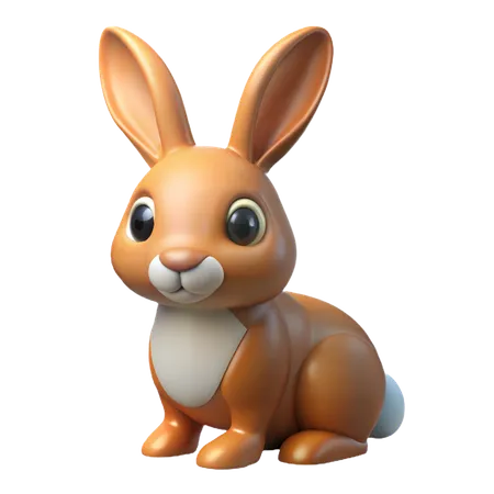 Rabbit  3D Icon