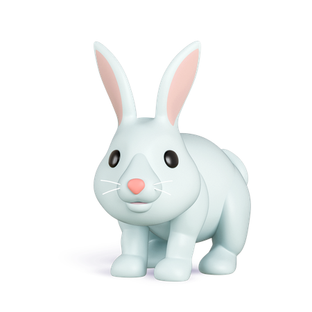 Rabbit  3D Icon