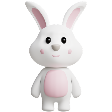 Rabbit  3D Icon