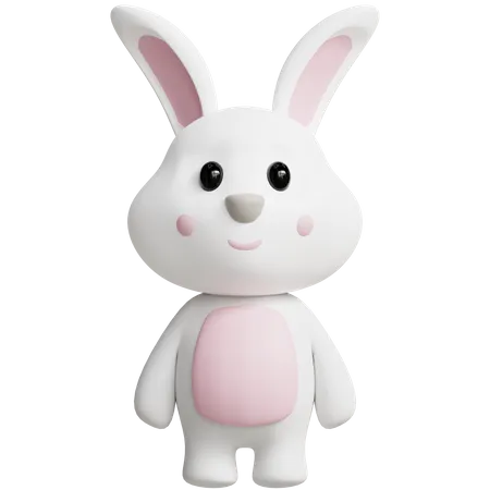 Rabbit  3D Icon