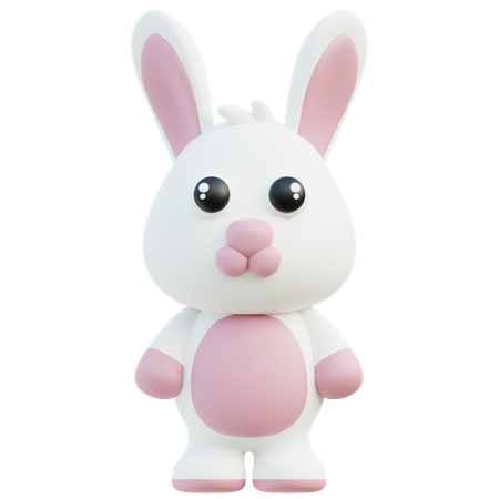 Rabbit  3D Icon