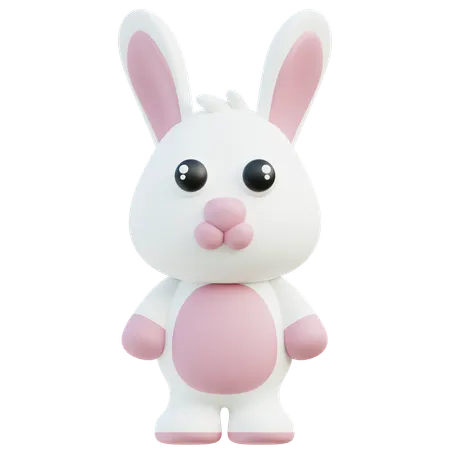 Rabbit  3D Icon