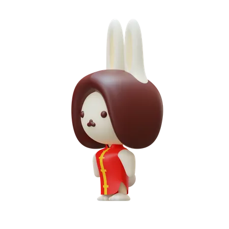 Rabbit  3D Icon