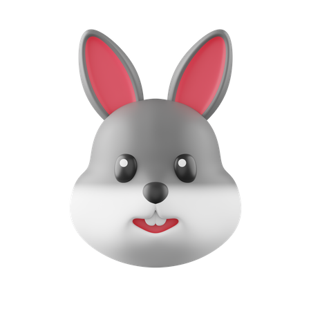 Rabbit  3D Icon