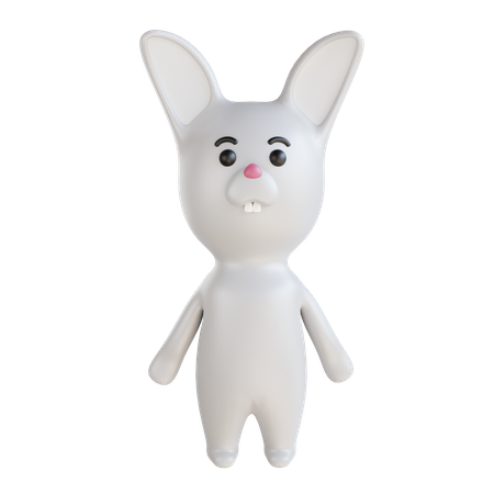 Rabbit  3D Icon