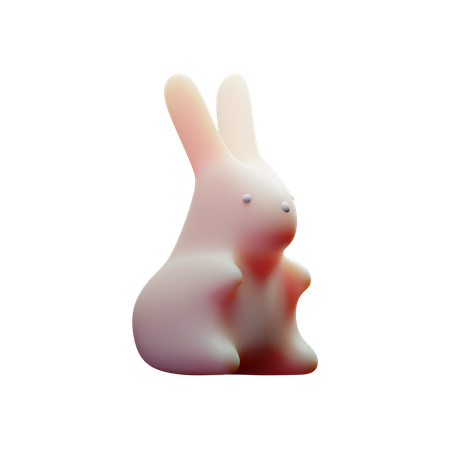 Rabbit  3D Icon