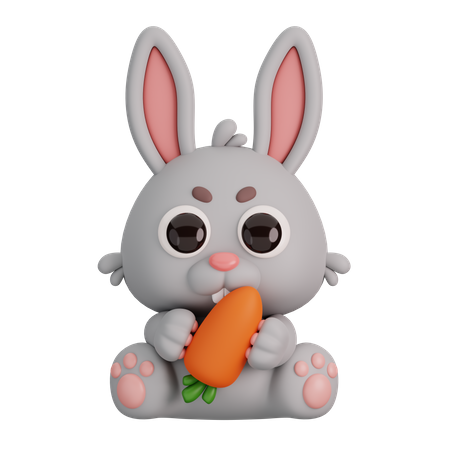 Rabbit  3D Icon