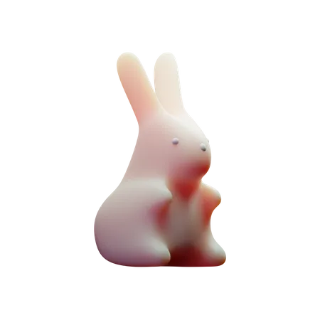 Rabbit  3D Illustration