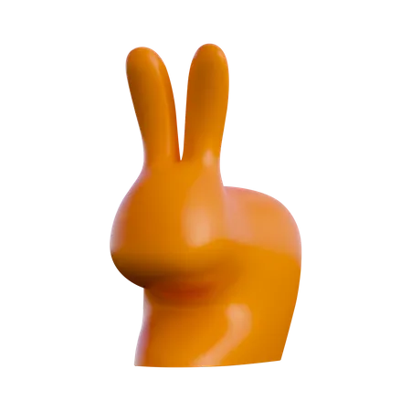 Rabbit  3D Illustration