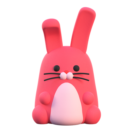 Rabbit  3D Illustration