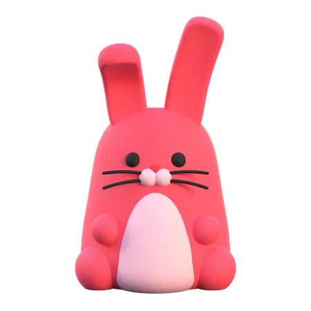 Rabbit  3D Illustration