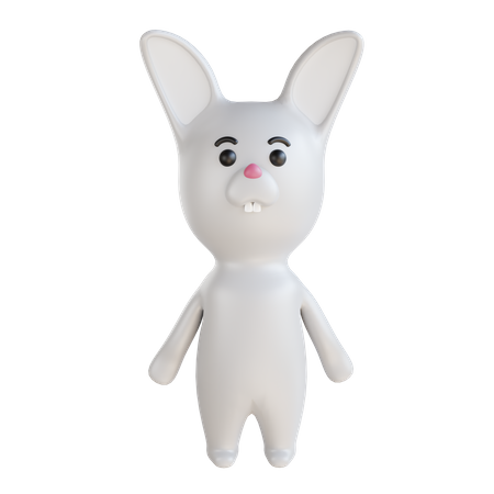 Rabbit  3D Illustration